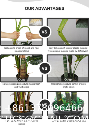 Waterless Natural-Design Real Touch Plant Trees Large Artificial Aloe Vera Simulation 1.25m Home Decor Plastic Tree