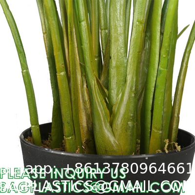 Artificial Bird of Paradise Plants 6 Ft Fake Tropical Palm Tree with Trunks in Pot and Woven Seagrass Belly Basket