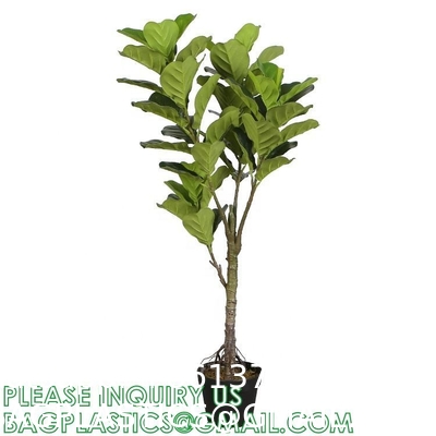 Artificial Fiddle Leaf Fig Tree 6ft Tall 86 Decorative Faux Fiddle Leaves Fake Fig Silk Tree In Pot Artificial Tree