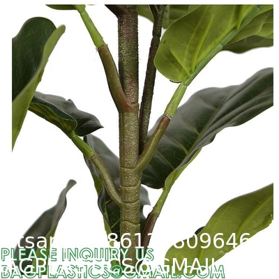 Artificial Fiddle Leaf Fig Tree 6ft Tall 86 Decorative Faux Fiddle Leaves Fake Fig Silk Tree In Pot Artificial Tree
