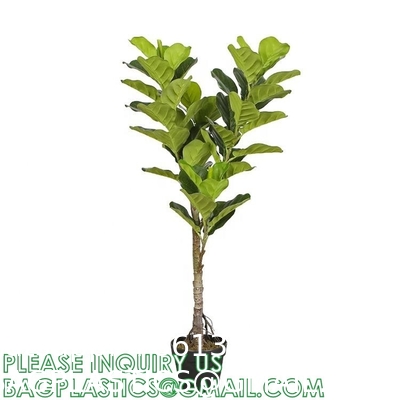 Artificial Fiddle Leaf Fig Tree 6ft Tall 86 Decorative Faux Fiddle Leaves Fake Fig Silk Tree In Pot Artificial Tree
