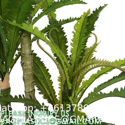Customized High Quality High Destiny Artificial Nest Fern Tree Plant Independent-Design Ornamental Artificial