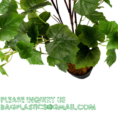 Artificial Greenery Chain Grapes Vines Leaves Foliage Simulation Fruits for Home Room Garden Wedding Garland Outside