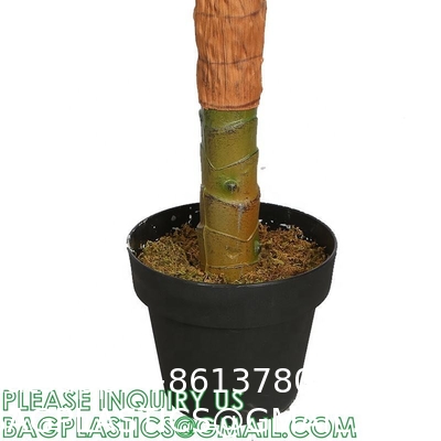 Artificial Plants 15 Inch Artificial Dripping Guanyin Tree Faux Plants Décor Indoor Outdoor,Fake Plastic Plants