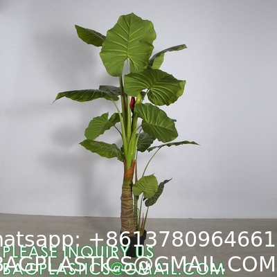 Artificial Plants 15 Inch Artificial Dripping Guanyin Tree Faux Plants Décor Indoor Outdoor,Fake Plastic Plants