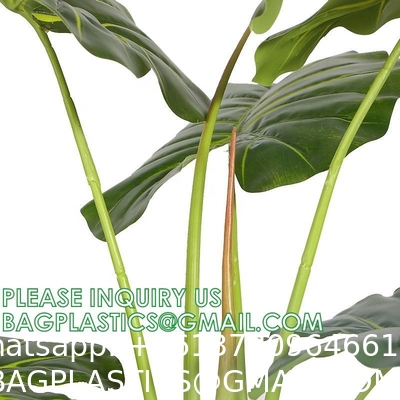 Artificial Plants 15 Inch Artificial Dripping Guanyin Tree Faux Plants Décor Indoor Outdoor,Fake Plastic Plants