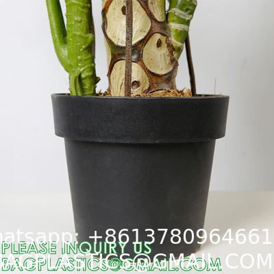 Artificial Plants 15 Inch Artificial Dripping Guanyin Tree Faux Plants Décor Indoor Outdoor,Fake Plastic Plants