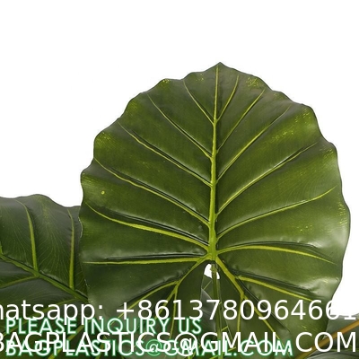 Artificial Plants 15 Inch Artificial Dripping Guanyin Tree Faux Plants Décor Indoor Outdoor,Fake Plastic Plants