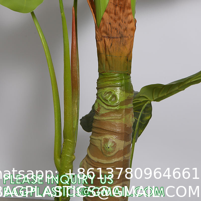 Artificial Plants 15 Inch Artificial Dripping Guanyin Tree Faux Plants Décor Indoor Outdoor,Fake Plastic Plants