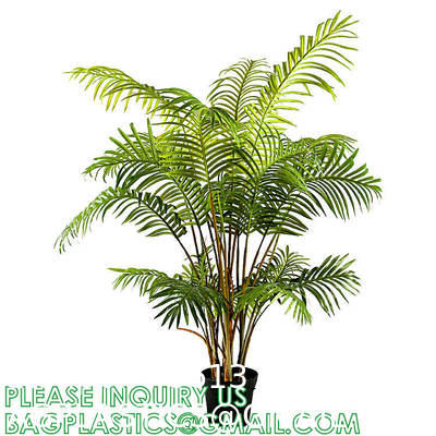 Gorgeous Cycas Revoluta Sago Palm Tree Artificial Plant with Nursery Pot, Feel Real Technology, 28 Long & Giant