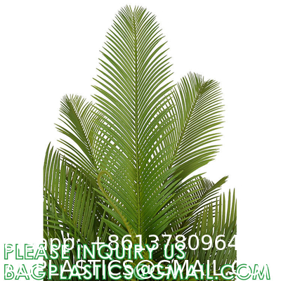 Gorgeous Cycas Revoluta Sago Palm Tree Artificial Plant with Nursery Pot, Feel Real Technology, 28 Long & Giant