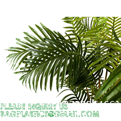 Gorgeous Cycas Revoluta Sago Palm Tree Artificial Plant with Nursery Pot, Feel Real Technology, 28 Long & Giant