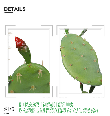 Artificial Cactus Fake Big Cactus 36 Inch Faux Cacti Plants For Home Garden Office Store Decoration