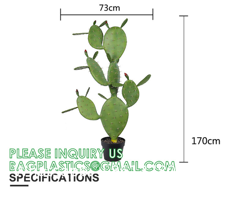 Artificial Cactus Fake Big Cactus 36 Inch Faux Cacti Plants For Home Garden Office Store Decoration