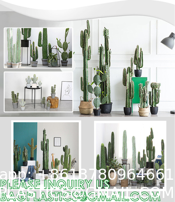 Artificial Cactus Fake Big Cactus 36 Inch Faux Cacti Plants For Home Garden Office Store Decoration
