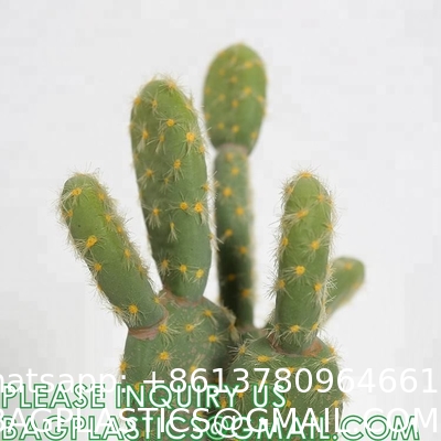 Pear Cactus Artificial Cactus Fake Big Cacti Pick Tall Faux Bunny Ear Plants for Home Garden Office Store Decor