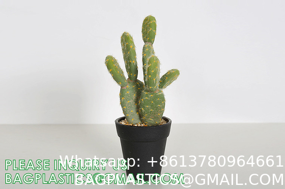 Pear Cactus Artificial Cactus Fake Big Cacti Pick Tall Faux Bunny Ear Plants for Home Garden Office Store Decor