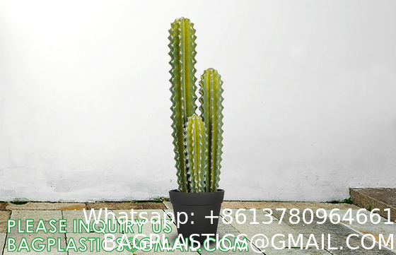 Pear Cactus Artificial Cactus Fake Big Cacti Pick Tall Faux Bunny Ear Plants for Home Garden Office Store Decor