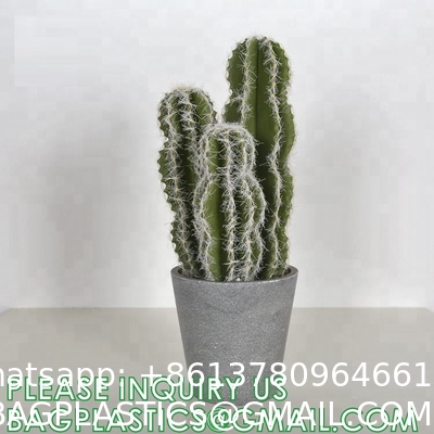 Pear Cactus Artificial Cactus Fake Big Cacti Pick Tall Faux Bunny Ear Plants for Home Garden Office Store Decor