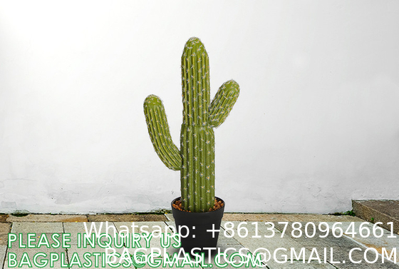 Pear Cactus Artificial Cactus Fake Big Cacti Pick Tall Faux Bunny Ear Plants for Home Garden Office Store Decor
