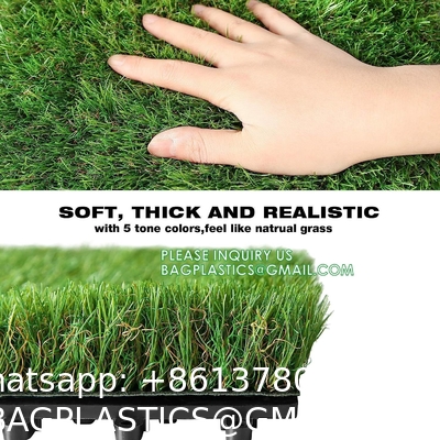 Artificial Grass Tiles Interlocking Turf Deck Set  Synthetic Fake Grass Self-draining Mat Flooring Decor