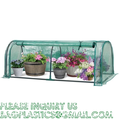 Winter Mini Home Flower Plant Outdoor Sloping Top Waterproof Backyard Walking Plastic Garden Greenhouse Walk In
