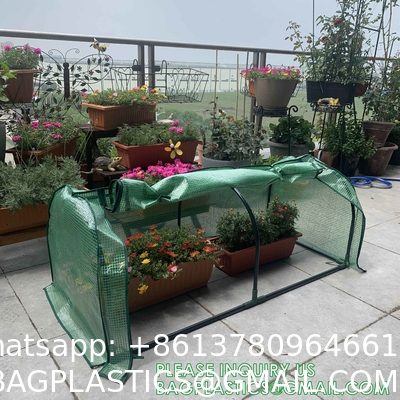 Winter Mini Home Flower Plant Outdoor Sloping Top Waterproof Backyard Walking Plastic Garden Greenhouse Walk In