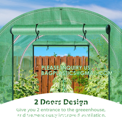 Heavy-Duty Poly Balcony Large Walk In Tunnel Plastic Greenhouse Tent For Winter Indoor Garden Winter PVC Mini