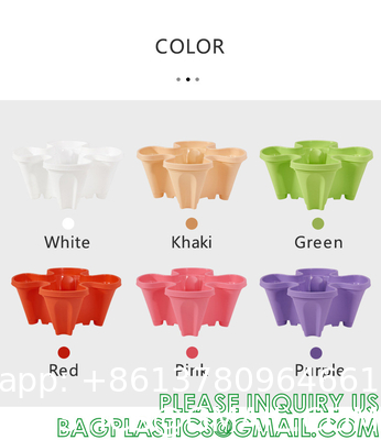 Stackable Planter, Vertical Garden Planter, Strawberry Planter, Indoor/Outdoor, 5 Tier Garden Tower, Herb Plant