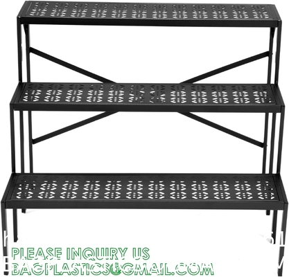 Metal Plant Stand Garden Display Shelf Flower Pot Holder Storage Organizer Rack Indoor Home Outdoor Patio Balcony