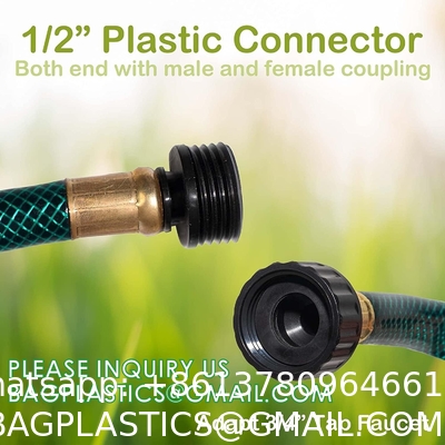 PVC All Weather Garden Hose 50m 3/4'' 4 Layers PVC Heavy Duty Garden Hose Flexible High Pressure Water Hose