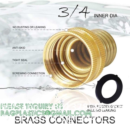PVC All Weather Garden Hose 50m 3/4'' 4 Layers PVC Heavy Duty Garden Hose Flexible High Pressure Water Hose
