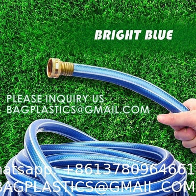 PVC All Weather Garden Hose 50m 3/4'' 4 Layers PVC Heavy Duty Garden Hose Flexible High Pressure Water Hose