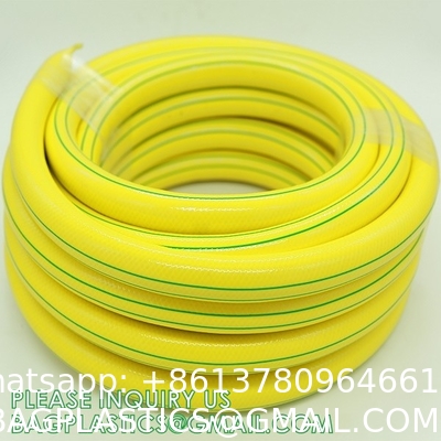 PVC All Weather Garden Hose 50m 3/4'' 4 Layers PVC Heavy Duty Garden Hose Flexible High Pressure Water Hose