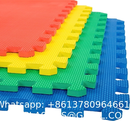 EVA Foam Mat Tiles - Interlocking Padding for Garage, Playroom, or Gym Flooring - Workout Mat or Baby Playmat