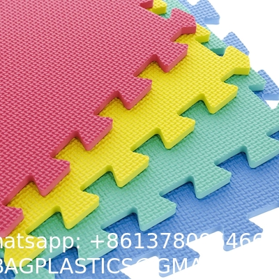 EVA Foam Mat Tiles - Interlocking Padding for Garage, Playroom, or Gym Flooring - Workout Mat or Baby Playmat