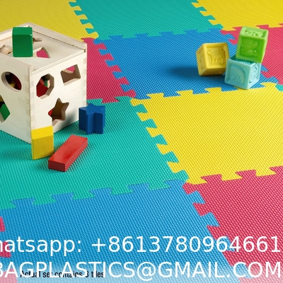 EVA Foam Mat Tiles - Interlocking Padding for Garage, Playroom, or Gym Flooring - Workout Mat or Baby Playmat