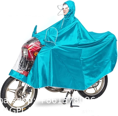 Unisex Adult Rain Poncho Outdoors Bike Ebike Motorcycle Scooter Cycling Jacket Raincoat Hooded Cape, Purple, 6XL
