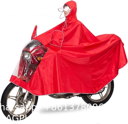 Unisex Adult Rain Poncho Outdoors Bike Ebike Motorcycle Scooter Cycling Jacket Raincoat Hooded Cape, Purple, 6XL