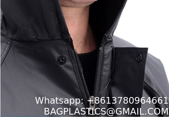 Fashion Long Rain Coat Jacket, Rainwear, Rain Jacket Lightweight Raincoats Windbreaker for Men Women