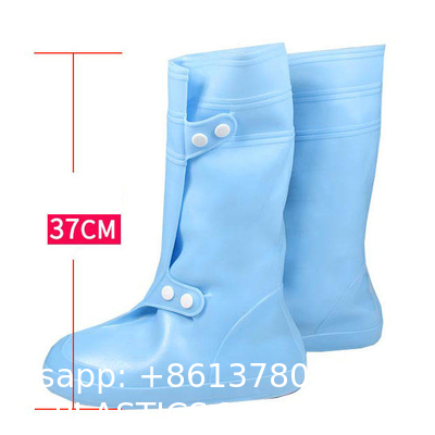 Motorcycle Washable Mens Cycling Plastic Silicone Rain Shoe Cover, Anti-Slip Reusable Rain Shoe Covers Waterproof