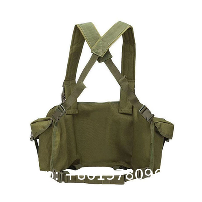 Outdoor Tactical Pocket Outdoor Leisure Sports Small Mountaineering Riding Bag Oxford Cloth Vest Waist Bag