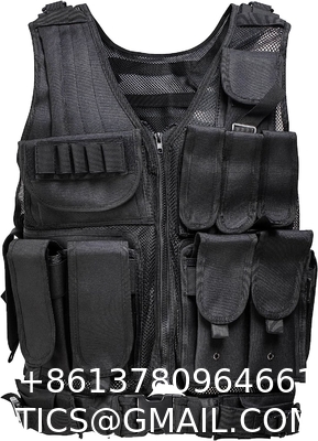 Sports Vest Equipment Security Vest Training Vest Adjustable Lightweight Vest for Law Enforcement Guard Hunting