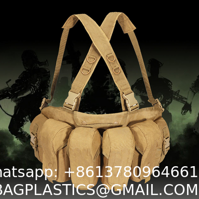 Backcountry Survival Tactical Chest Vest Radio Harness Bag Holster Molle Vest Gear Bag Hunting Waist Bag