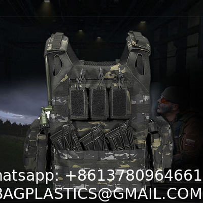 Outdoor Sports Training Men'S Heavy Duty 600d Camouflage Molle Board Vest Tactical Vest