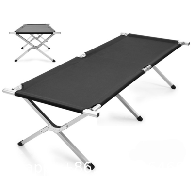 Folding Camping Cot with Storage Bag for Adults, Portable and Lightweight Sleeping Bed for Outdoor Traveling, Hiking