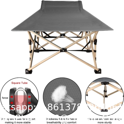 Camping Cot, 450LBS(Max Load), Portable Folding Outdoor Bed with Carry Bag Adults Kids, Heavy Duty Cot Traveling