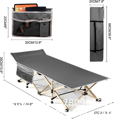 Camping Cot, 450LBS(Max Load), Portable Folding Outdoor Bed with Carry Bag Adults Kids, Heavy Duty Cot Traveling
