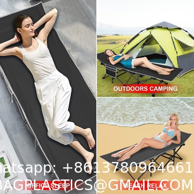 Oversized Portable Foldable Outdoor Bed for Adults Kids, Heavy Duty Cot Traveling Gear Supplier, Office Nap, Beach