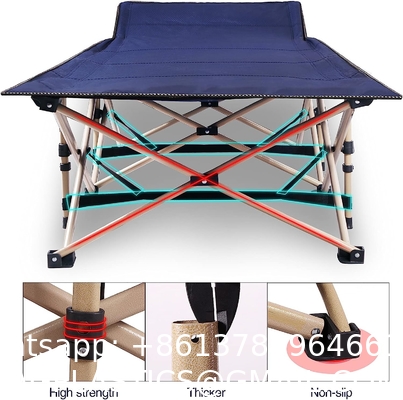 Lightweight Portable Outdoor Products Camping Foldable Comfortable Single Bed Portable Sleeping Cot Camp Office